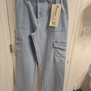 No Boundaries Light Blue Cargo Pants